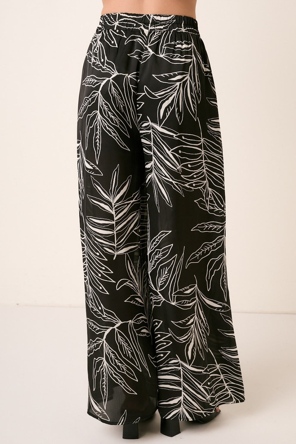 Mittoshop Printed Wide Leg Pants - In Style Chics Boutique LLC