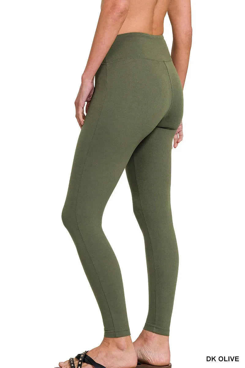 Microfiber Waistband Leggings - In Style Chics Boutique 