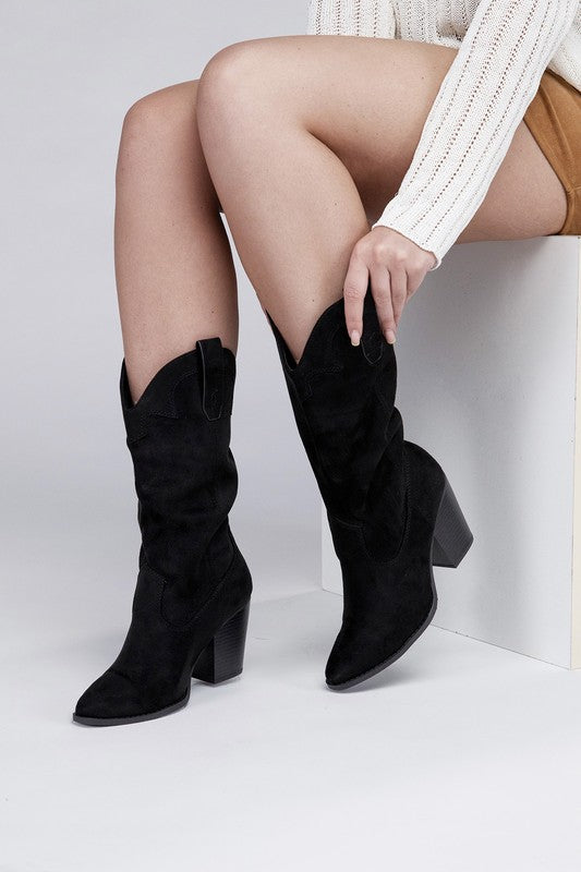 Akito Knee High Heel Boots - In Style Chics Boutique LLC