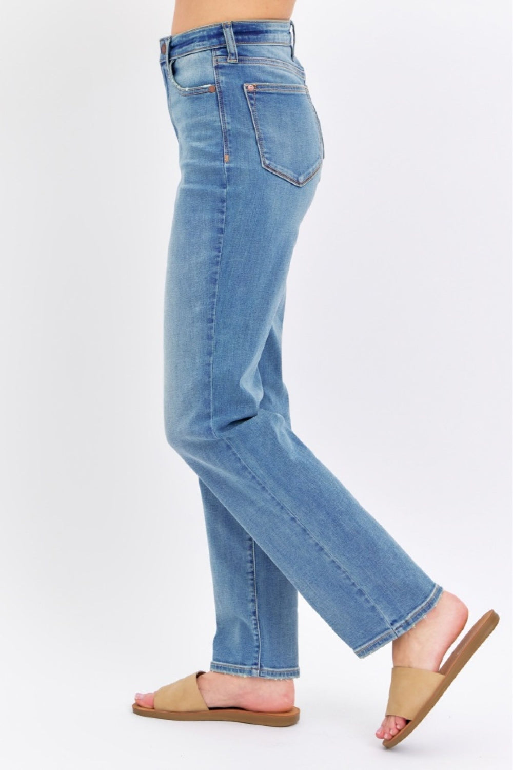 Judy Blue Full Size High Waist Straight Jeans - In Style Chics Boutique LLC