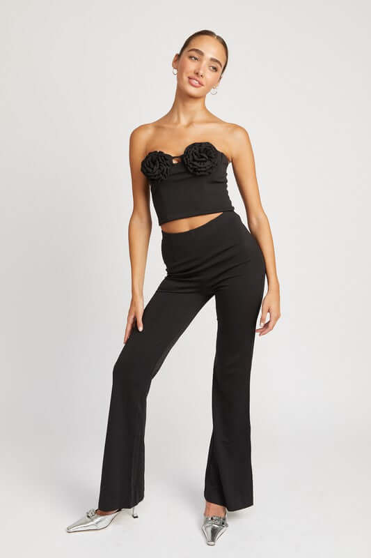 High Waist Flared Pants - In Style Chics Boutique LLC