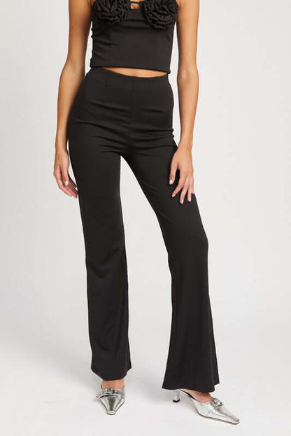 High Waist Flared Pants - In Style Chics Boutique LLC