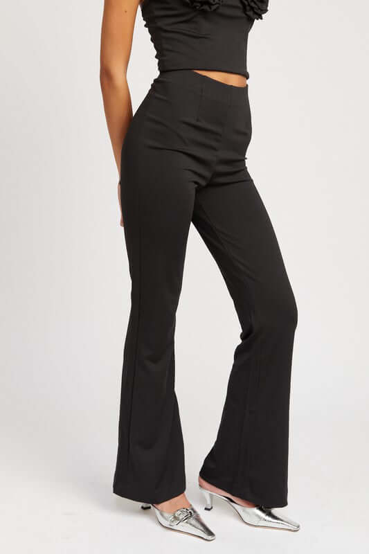 High Waist Flared Pants - In Style Chics Boutique LLC