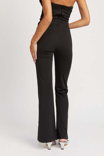 High Waist Flared Pants - In Style Chics Boutique LLC