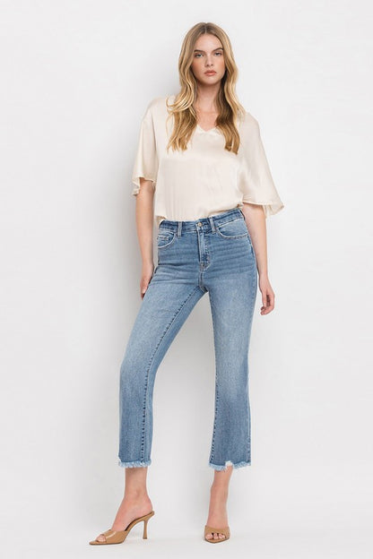 High Rise Crop Flare Jeans - In Style Chics Boutique LLC