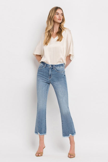 High Rise Crop Flare Jeans - In Style Chics Boutique LLC