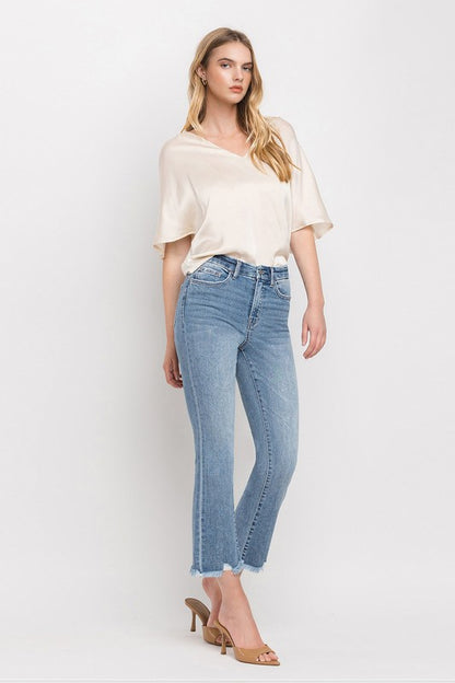 High Rise Crop Flare Jeans - In Style Chics Boutique LLC