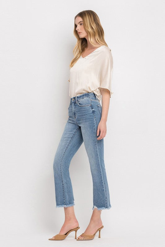 High Rise Crop Flare Jeans - In Style Chics Boutique LLC