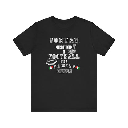 Football Sunday Unisex Tee - Italian Family Vibes