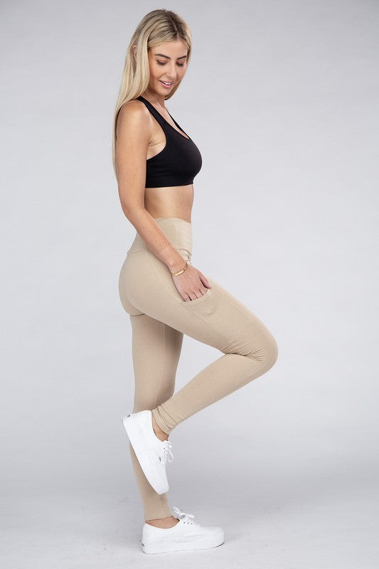 Active Leggings Featuring Concealed Pockets - In Style Chics Boutique LLC