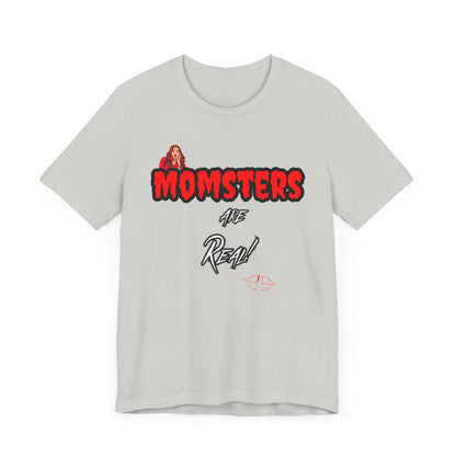 Unisex Jersey Short Sleeve Halloween Graphic T -"Momsters..."  Light Color Tees