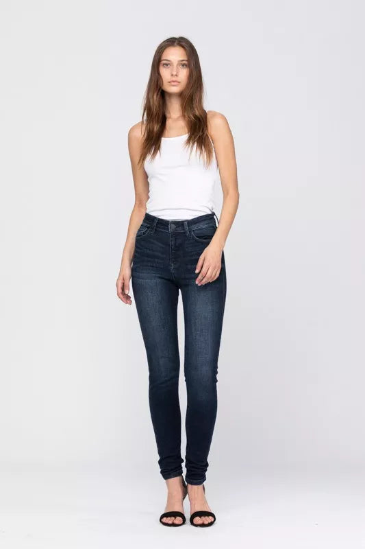 Judy Blue High Waist Washed Skinny Jeans at In Style Chics Boutique 