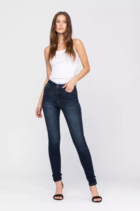 Judy Blue High Waist Washed Skinny Jeans at In Style Chics Boutique 
