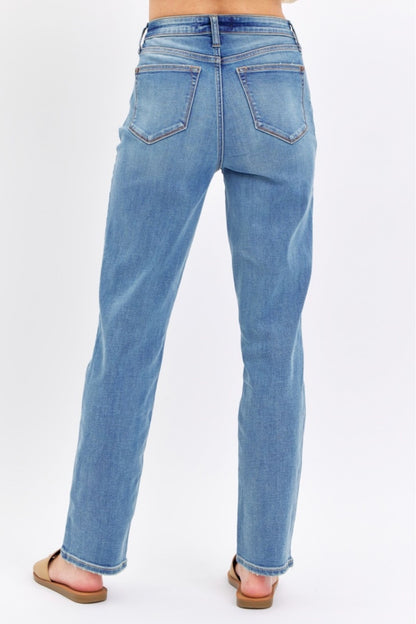 Judy Blue Full Size High Waist Straight Jeans - In Style Chics Boutique LLC