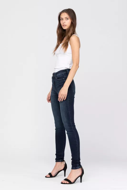 Judy Blue High Waist Washed Skinny Jeans at In Style Chics Boutique 
