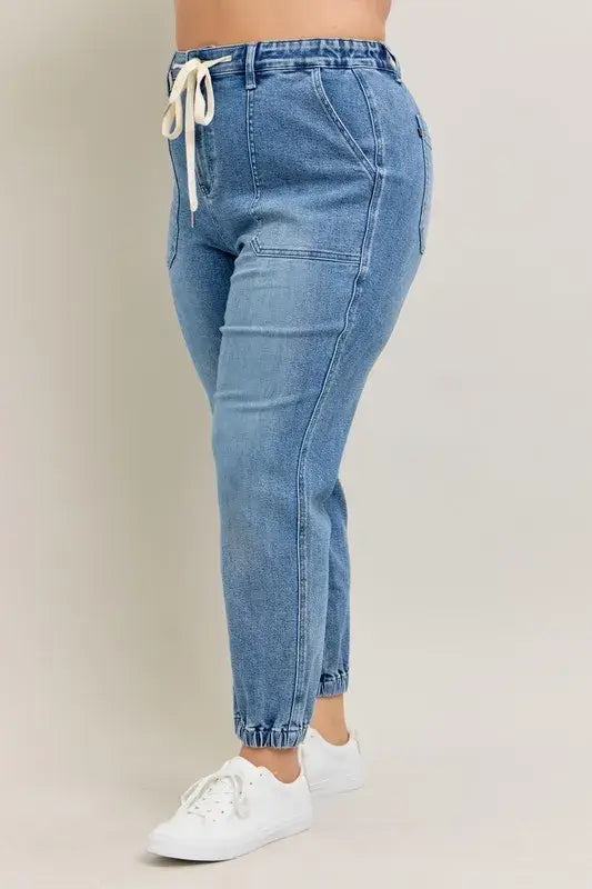 Judy Blue High Waist Denim Joggers