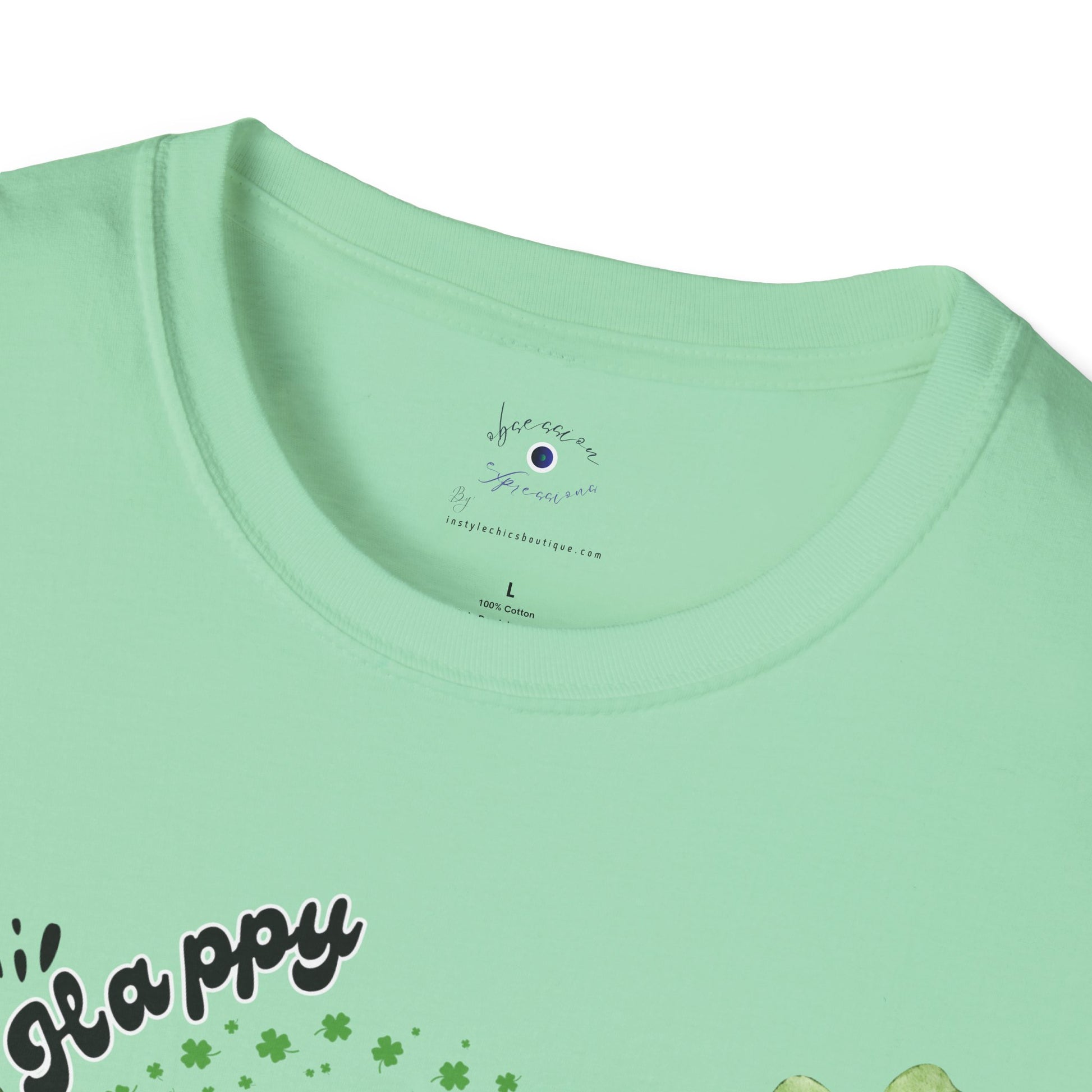 Happy St Patrick's Day T-Shirt for Women - Obsession Expressions by In Style Chics Boutique 