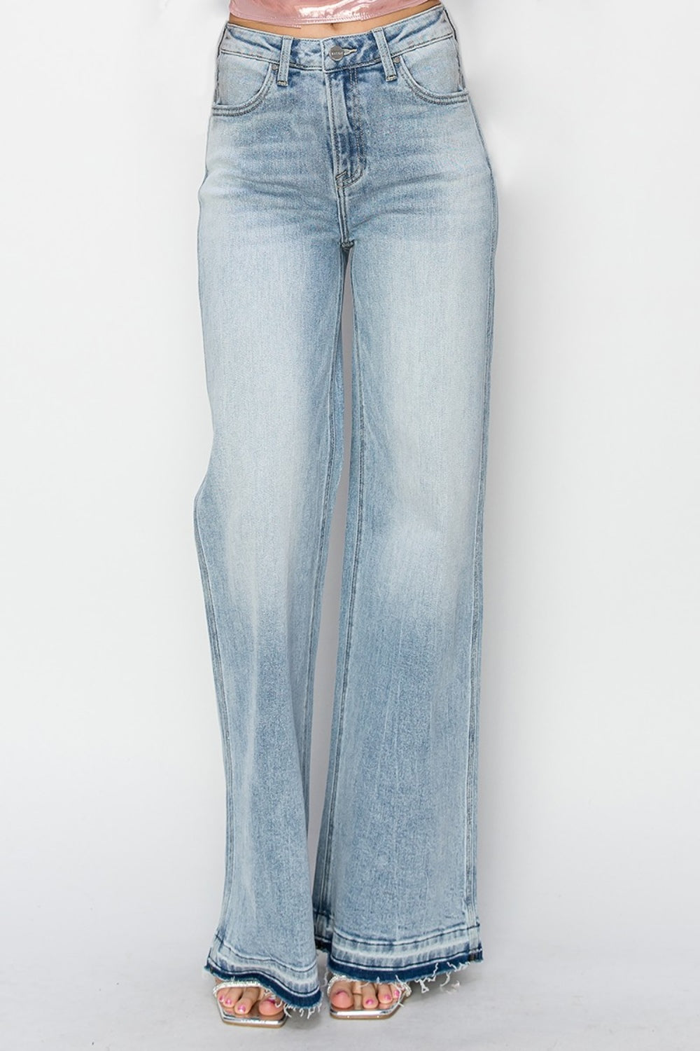 Risen Full Size High Rise Wide Leg Jeans - In Style Chics Boutique LLC