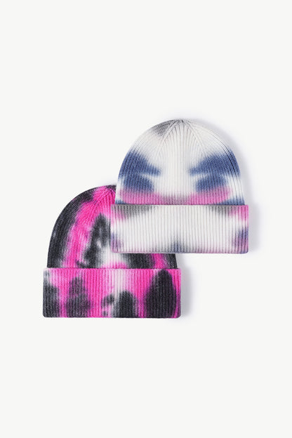 Tie-Dye Cuffed Knit Beanie - More Colors! - In Style Chics Boutique LLC