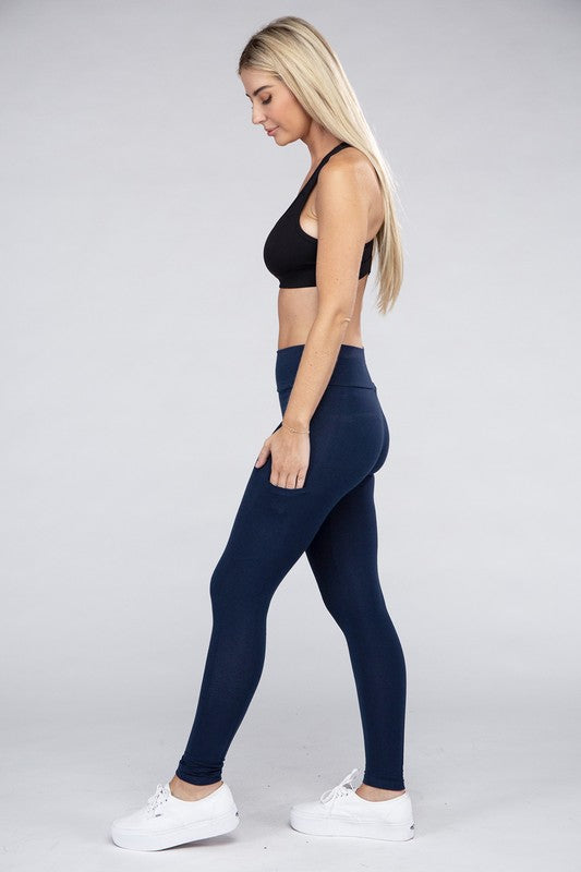 Active Leggings Featuring Concealed Pockets - In Style Chics Boutique LLC