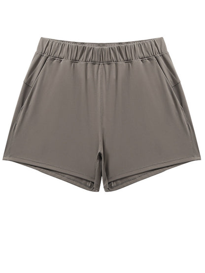 Elastic Waist Active Shorts - In Style Chics Boutique LLC