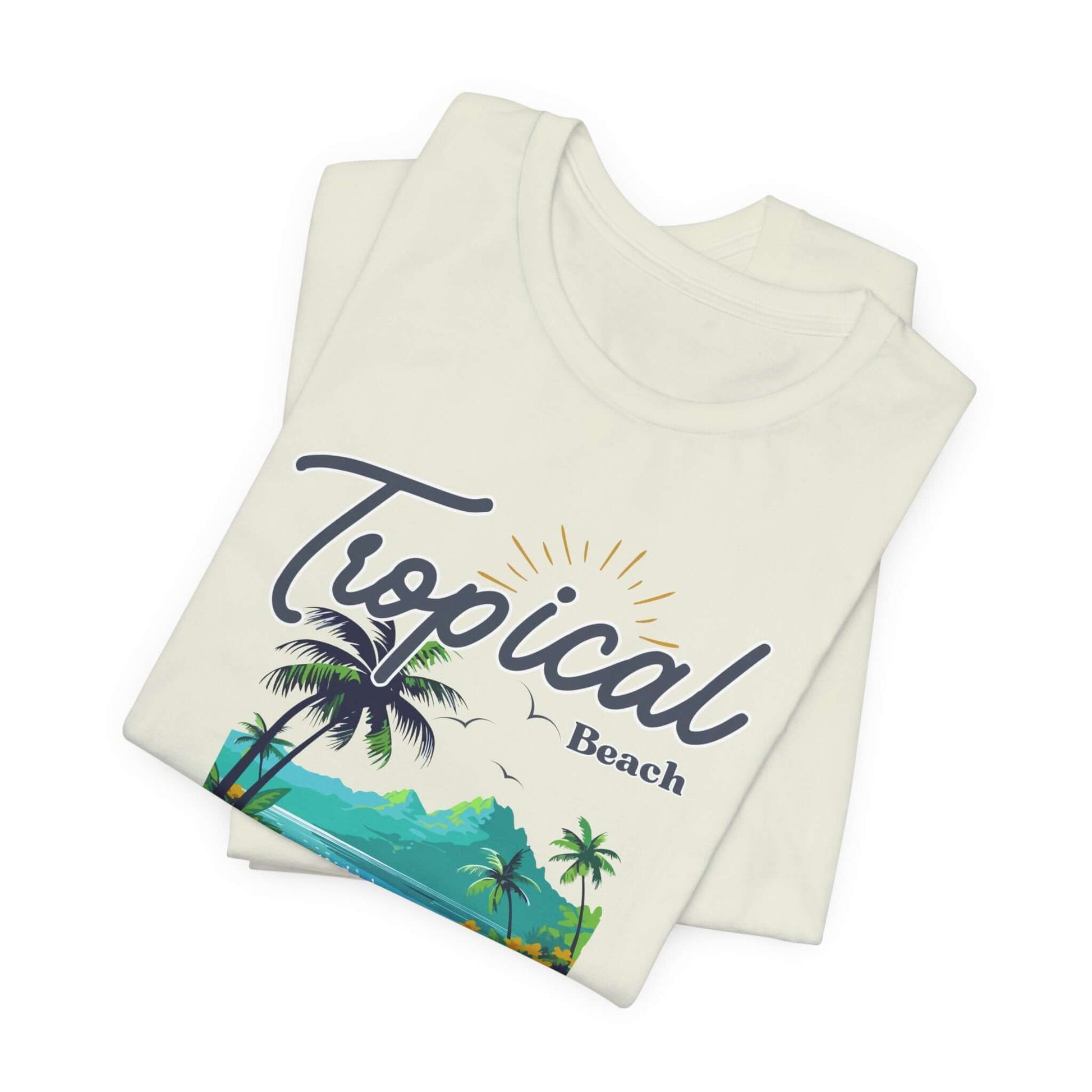 Tropical Tee - Happy Place Vacation Vibes T-Shirt - Obsession Expressions by In Style Chics Boutique Cute Graphic T-shirts 