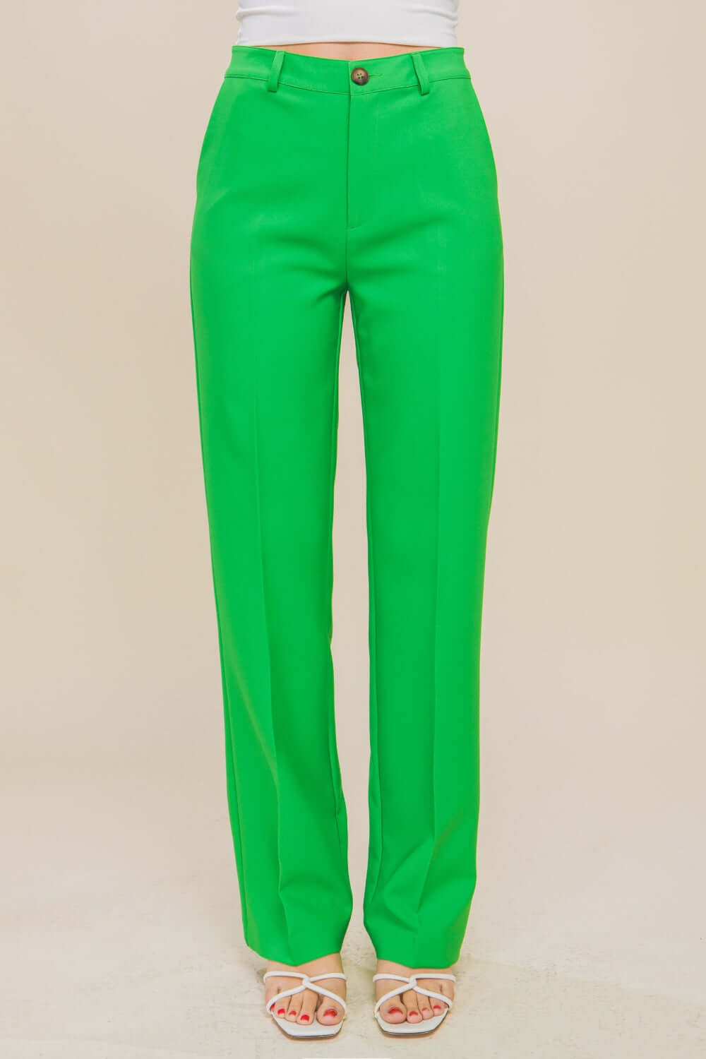 Love Tree High Waist Straight Pants - In Style Chics Boutique LLC