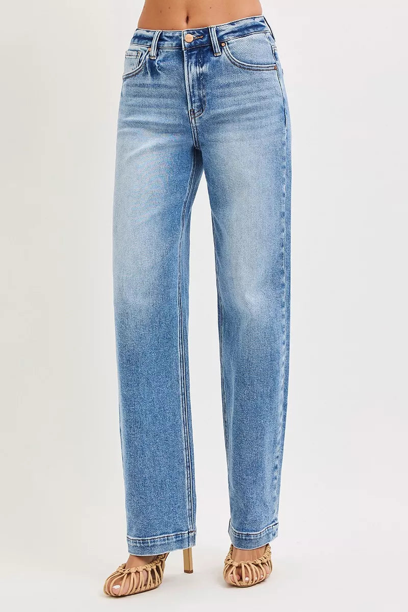 RISEN High Rise Wide Baggy Jeans 💙👖