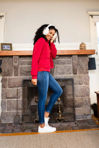 Shop Regular and Plus Size Denim - Judy Blue Washed Thermal Skinny Jeans at In Style Chics Boutique 🤍