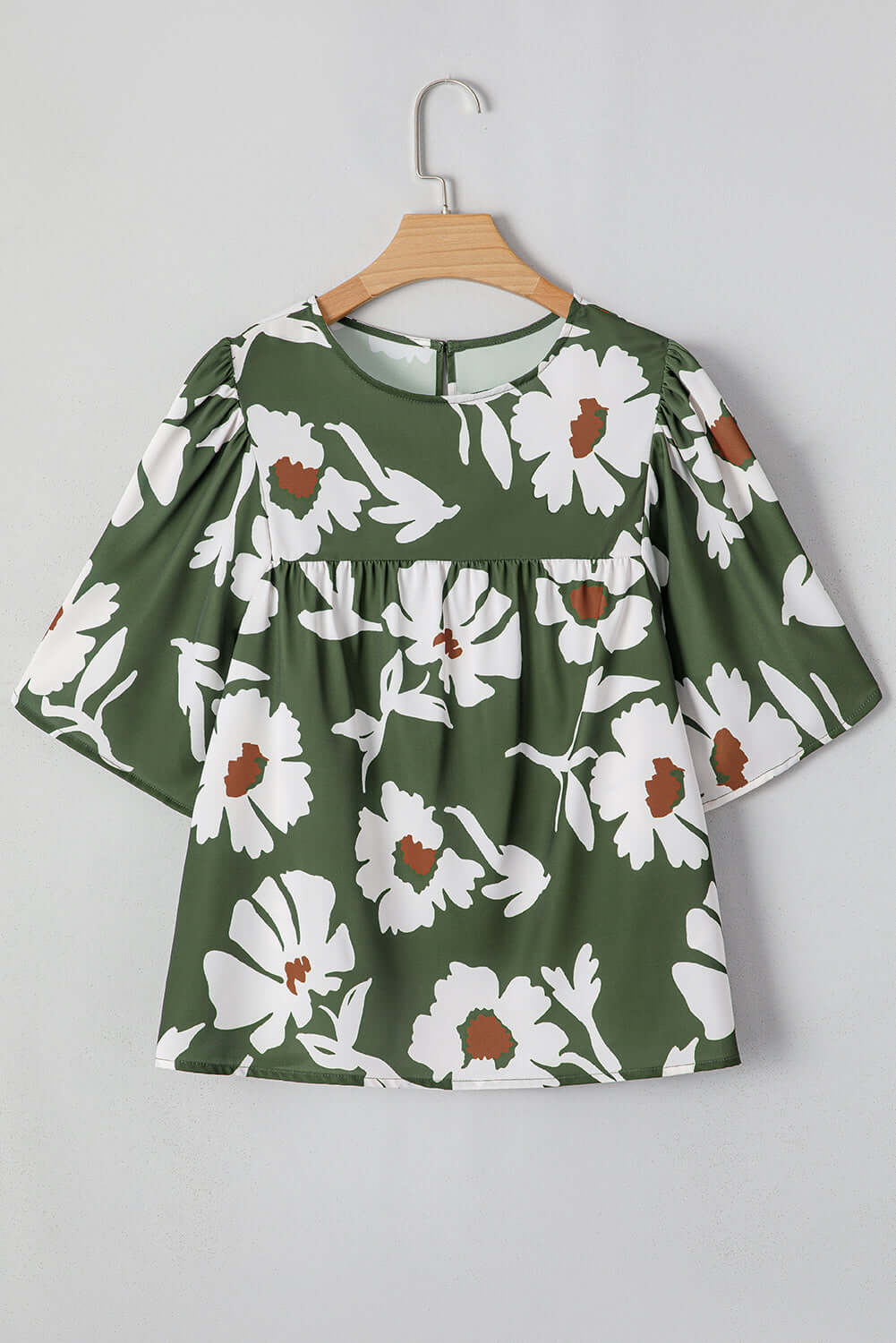 Green Abstract Print Top for Women - Cute Clothes Online - In Style Chics Boutique Women's Juniors