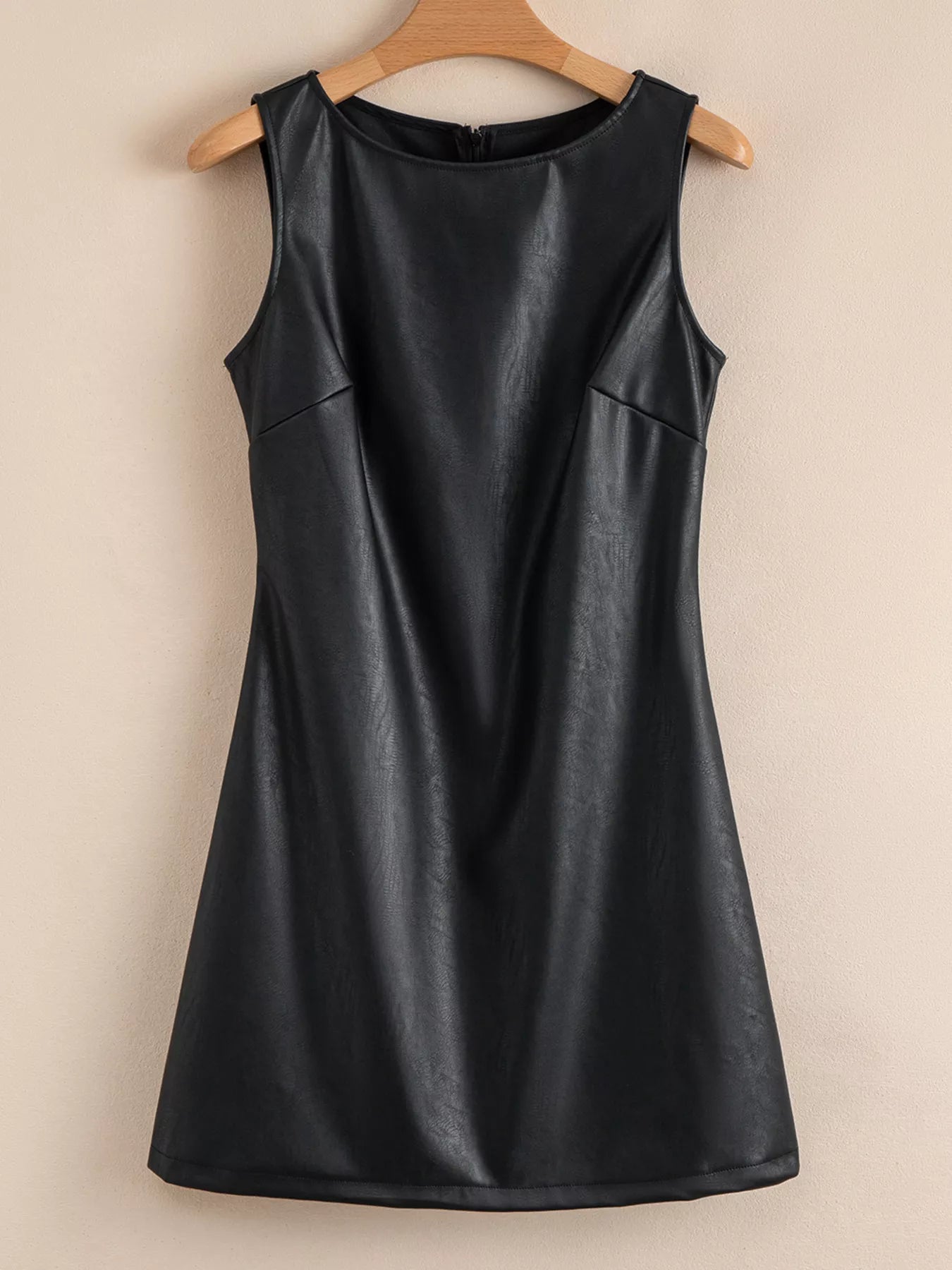 Shop Vegan Leather Sleeveless Mini Dress at In Style Chics Boutique 🖤