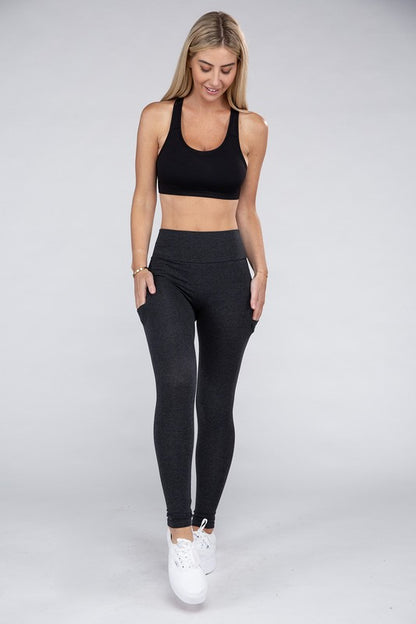 Active Leggings Featuring Concealed Pockets - In Style Chics Boutique LLC