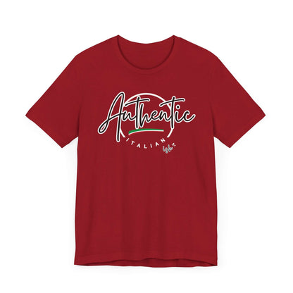 Italian Pride Short Sleeve Tee, Authentic Italian 'ish', Proud to be Italian 