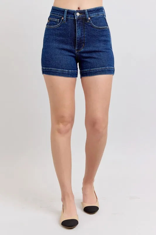 Judy Blue High Waist Tummy Control Denim Shorts