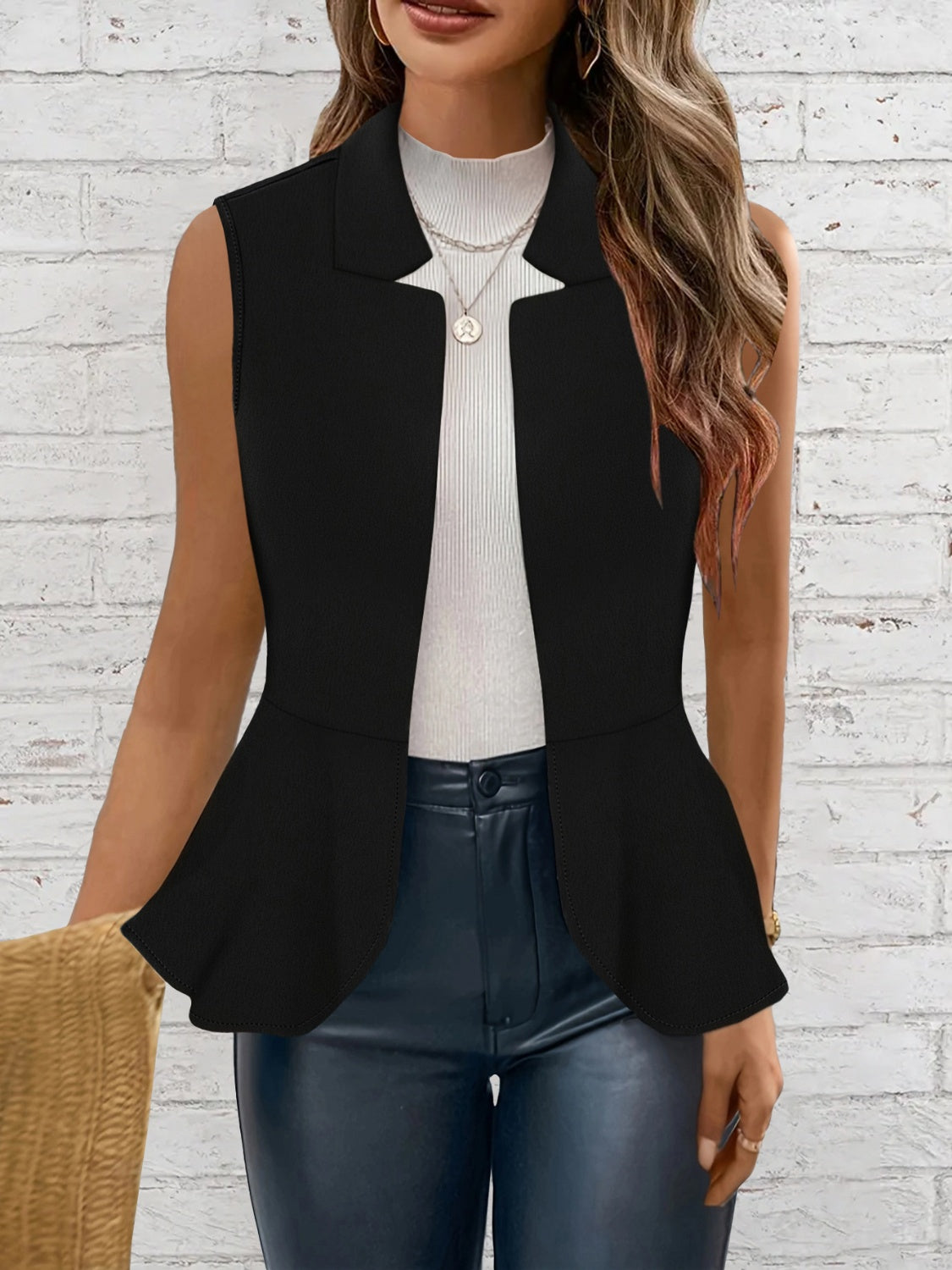 Open Front Vest Coat - In Style Chics Boutique LLC