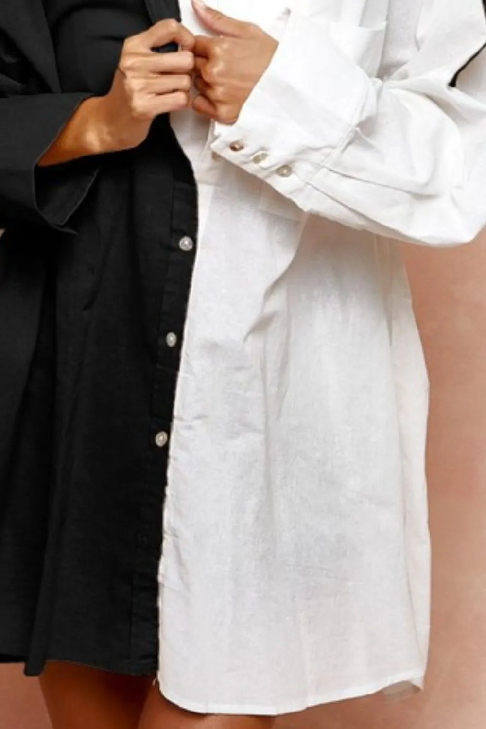 BiBi Oversized Color Block Shirt