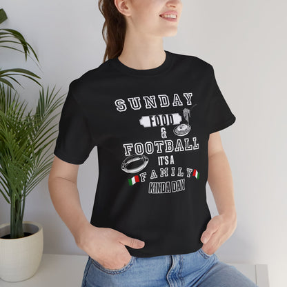 Football Sunday Unisex Tee - Italian Family Vibes