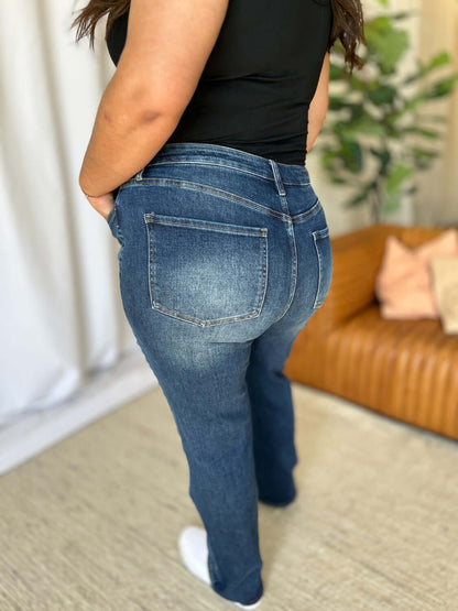 RFM Full Size High Rise Straight Tummy Control Jeans - In Style Chics Boutique LLC