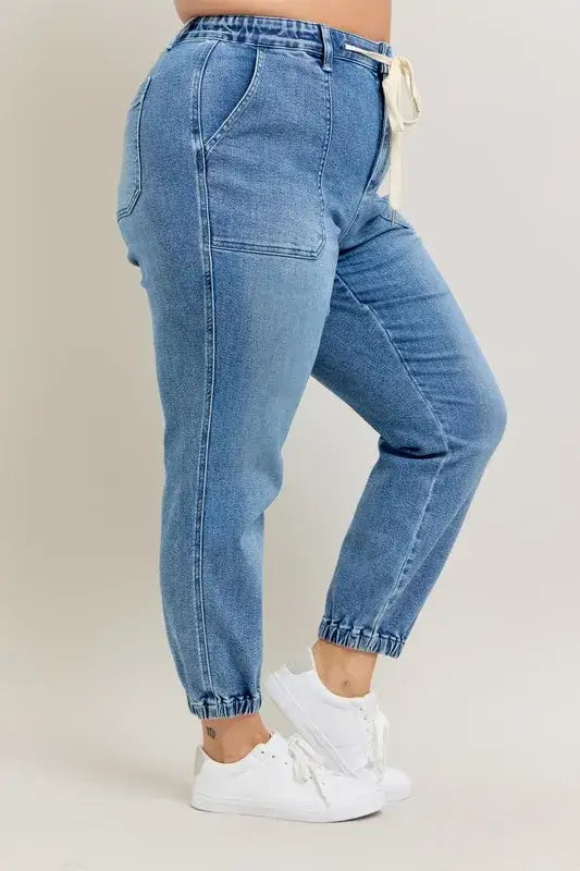 Judy Blue High Waist Denim Joggers