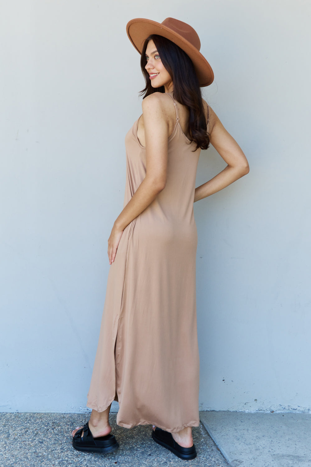 Ninexis Good Energy Cami Side Slit Maxi Dress - In Style Chics Boutique LLC