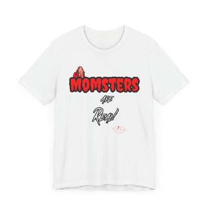 Unisex Jersey Short Sleeve Halloween Graphic T -"Momsters..."  Light Color Tees