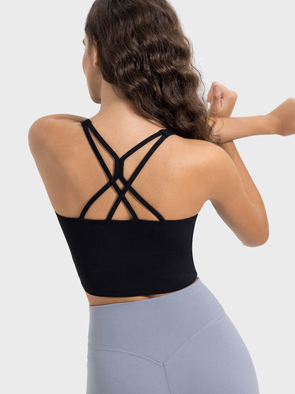 Crisscross Round Neck Active Tank More Colors! - In Style Chics Boutique LLC