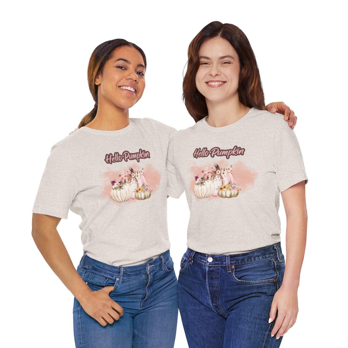 Hello Pumpkin Graphic Shirt, Pumpkin Tee, Fall T-shirt, Shop Printed Tees at In Style Chics Boutique 