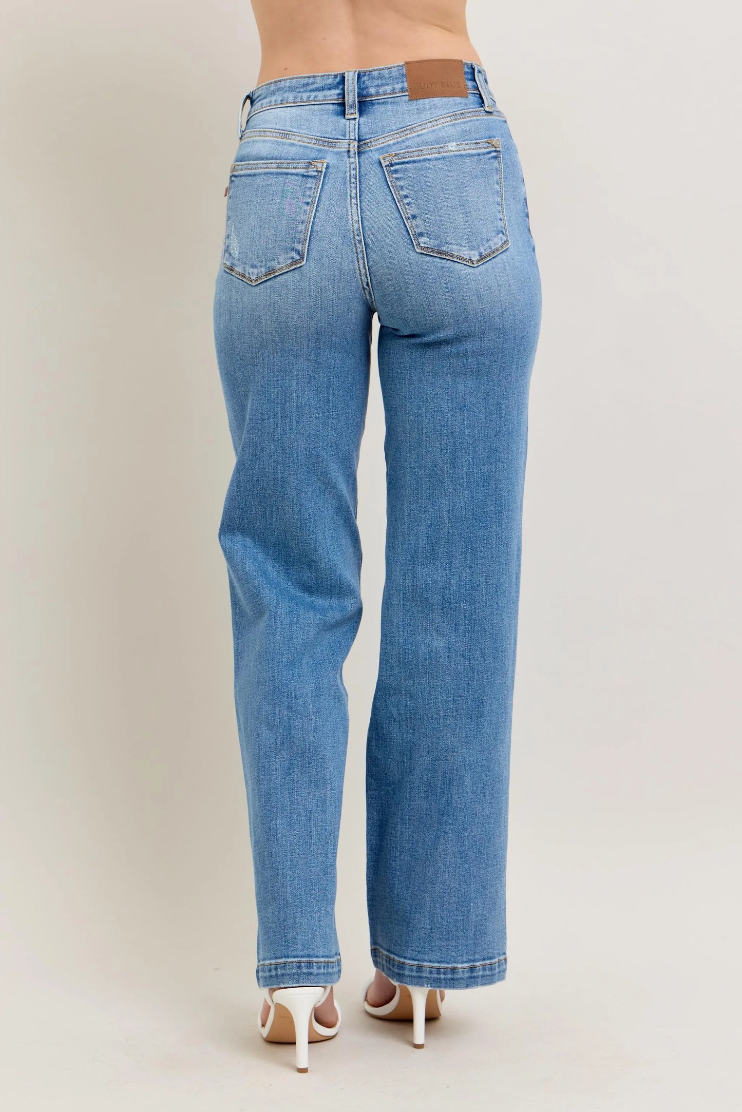 Judy Blue Straight Jeans with High Waist  - Best Jeans for Women - In Style Chics Boutique 