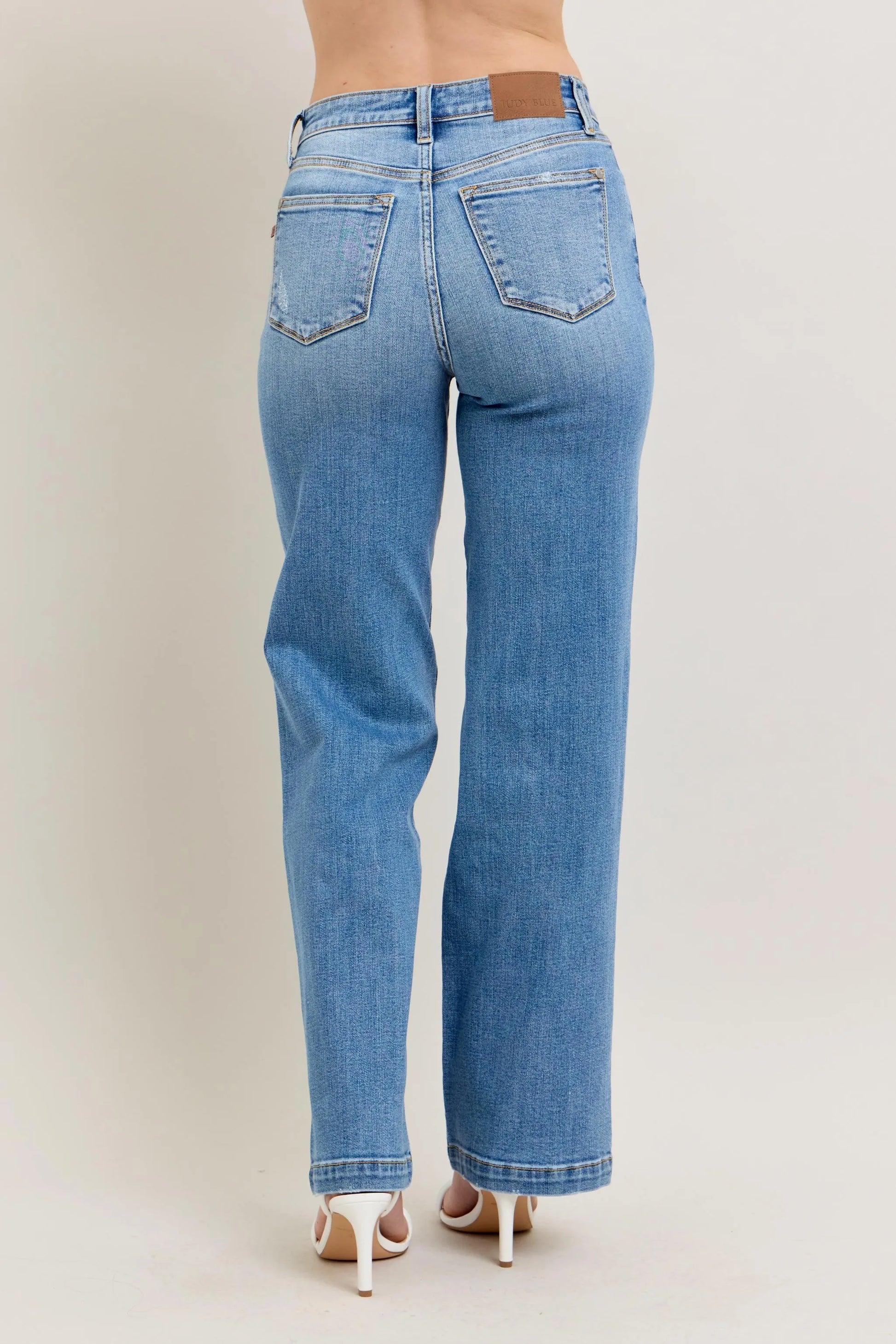 Judy Blue Straight Jeans with High Waist  - Best Jeans for Women - In Style Chics Boutique 