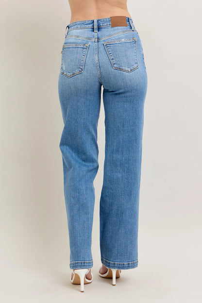 Judy Blue Straight Jeans with High Waist  - Best Jeans for Women - In Style Chics Boutique 