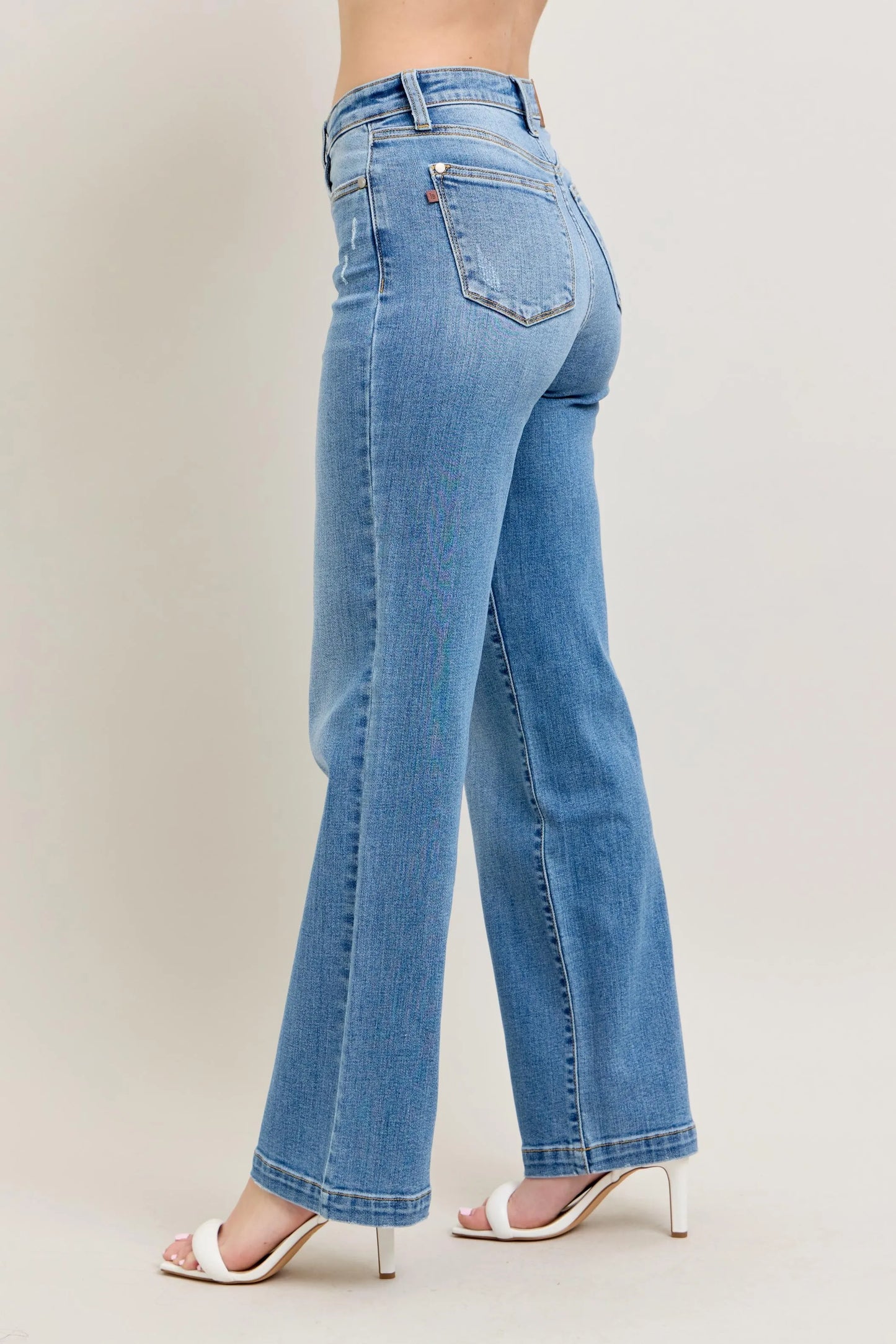 Judy Blue Straight Jeans with High Waist  - Best Jeans for Women - In Style Chics Boutique 