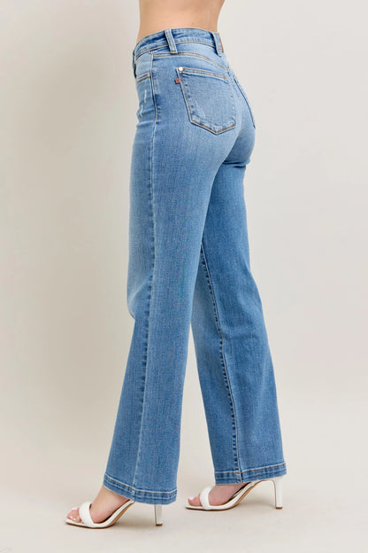 Judy Blue Straight Jeans with High Waist  - Best Jeans for Women - In Style Chics Boutique 