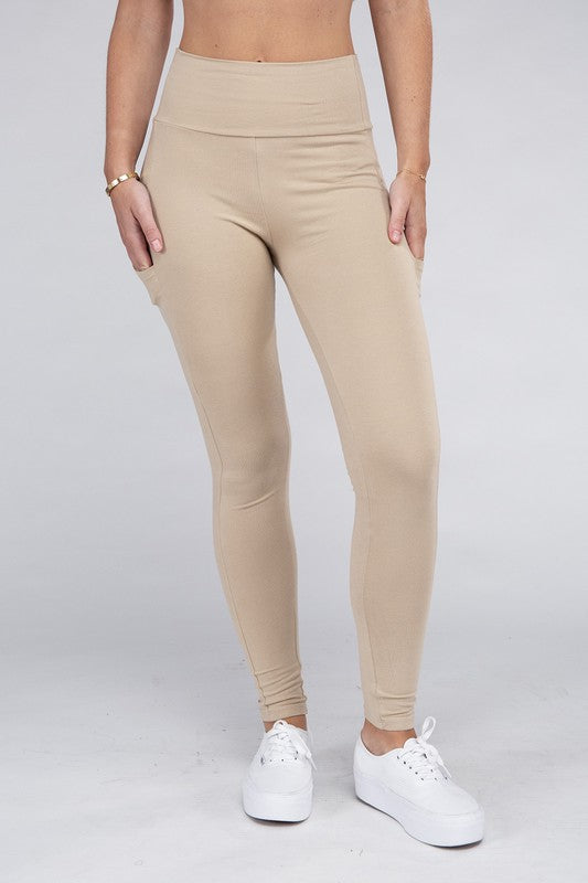 Active Leggings Featuring Concealed Pockets - In Style Chics Boutique LLC