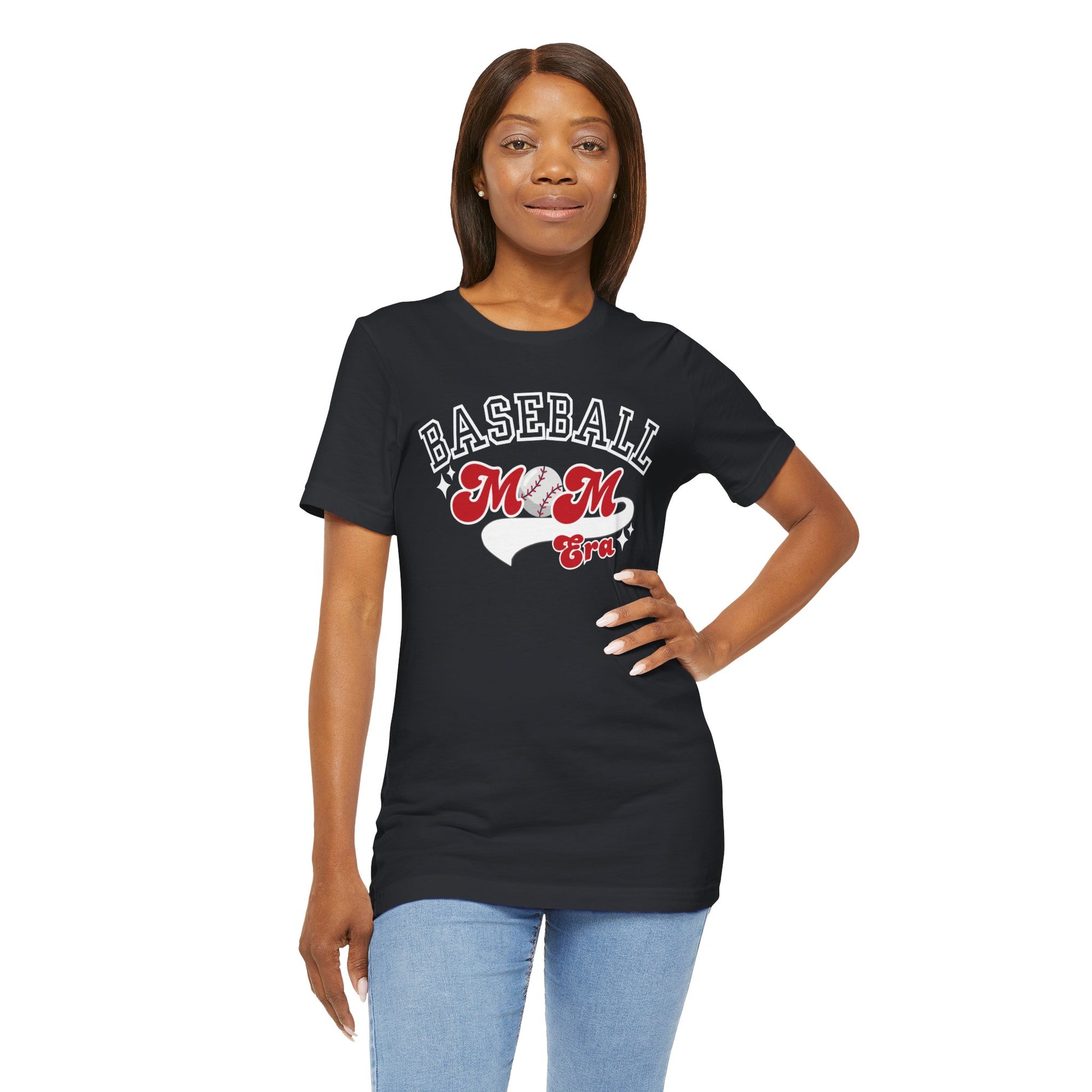 Baseball Mom Era Short Sleeve Tee - Obsession Expressions by In Style Chics Boutique Cute Graphic Ts 
